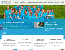 Tablet Screenshot of fysiodonders.nl